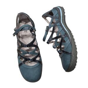 Jambu Tangriene Walking Shoes Women's 11M Green Adjustable Oxford Sport Outdoor